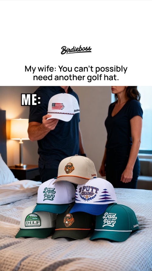 Meme-style static ad for Birdieboss