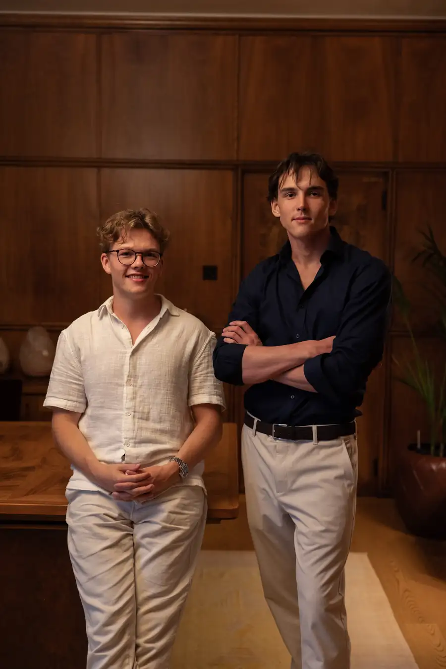 Sivert Ridderseth and Alex Andreessen, co-founders of Curve